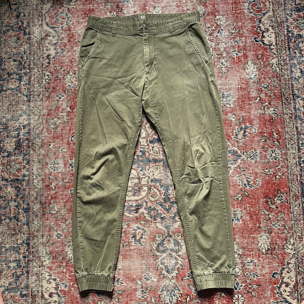 Old Navy Army Green Chino Joggers